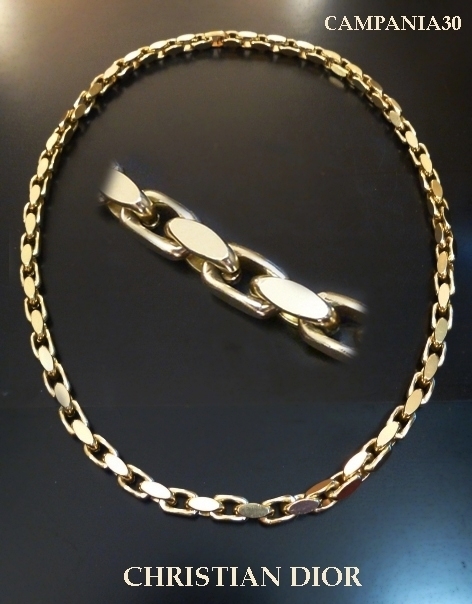 CN770 - COLLANA CATENA "CHRISTIAN DIOR" 1973 - LE COLLEZIONI  DI CAMPANIA30