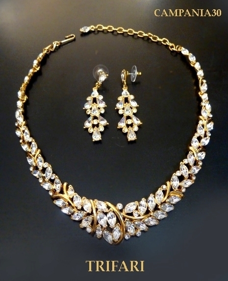 CN779 - COLLIER CON ORECCHINI "TRIFARI" ANNI '80 - LE COLLEZIONI  DI CAMPANIA30