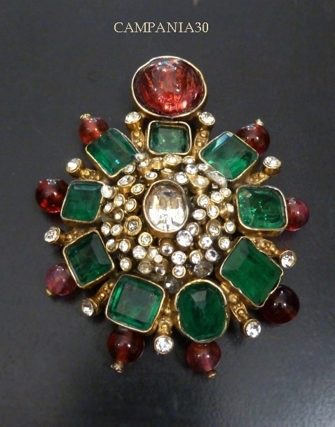 SB1906 - SPLENDIDA SPILLA (GRIPOIX GOOSSENS CHANEL) ANNI '50 - LE COLLEZIONI  DI CAMPANIA30