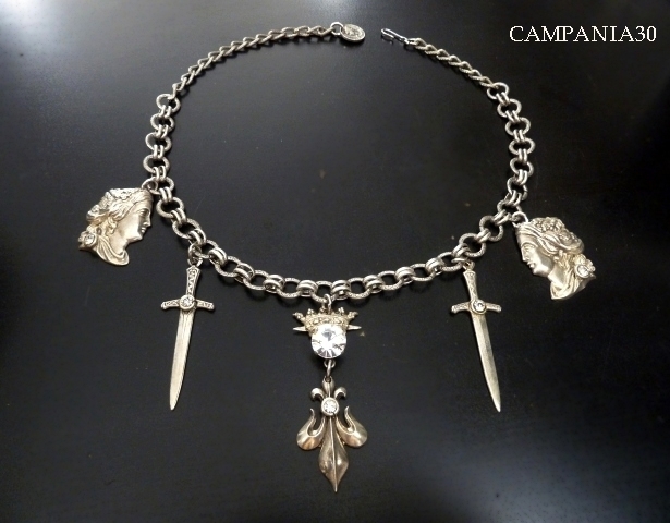 CN781 - COLLANA "CHARMS" ANNI '40 - LE COLLEZIONI  DI CAMPANIA30