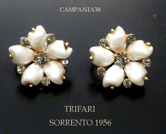 OE194 - ORECCHINI "TRIFARI" SORRENTO 1956 - LE COLLEZIONI  DI CAMPANIA30